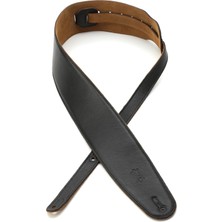 Aesco Levy's M4GF-XL-BLK Gitar Askısı (Ekstra Uzun, Deri, Kayışlı, 89 Mm) Siyah