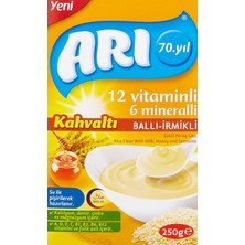 Die Grup Arı Mama 12 Vitaminli 6 Mineralli Sütlü Ballı Irmikli PIRINÇLI,250 gr