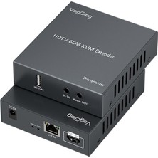 Die Grup Veggieg 1080P Full Hd 60Hz HDMI Kvm Extender 60 Metre CAT5E/6 HDMI Menzil Genişletici Uzatıcı