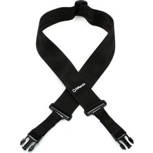 Aesco Dimarzio DD2200BK 2 Inç Nylon Cliplock Siyah Gitar Askısı