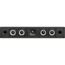 Die Grup Polk Audio Monitor XT35 Ince Merkezi Hoparlör, Hi-Res Sertifikalı, Dolby Atmos ve Dts:x (Adet) ile Uyumlu, Siyah