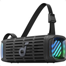 Die Grup Soundcore Boom 3i Bluetooth Hoparlör, IP68 Su Geçirmez, 50W Bassup™ 2.0 Ses, 16 Saat Çalma Süresi, Siyah - D5100