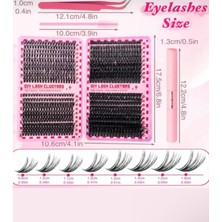 Empressco Takma Kirpik Seti 800 Demet Kirpik, Yapıştırıcı, Sabitleyici, Çıkarıcı, Cımbız ve Kirpik Tarağıyla Tam SET(30-40-50-60D)