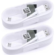 Die Grup Pdateknoloji Kaliteli Micro USB Data ve Şarj Kablosu 2 Adet 1,5m Beyaz