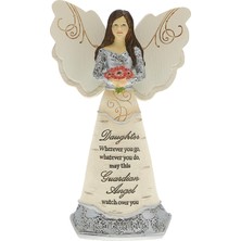 Aesco Pavilion Gift Company 82359 Forever Friend Angel Dekoratif Çiçek Desenli Pena
