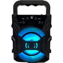 Die Grup Bluetooth Hoparlör Taşınabilir Ses Bombası LED Işıklı Extra Bass Ses Radyolu Speaker Sd Kart-Usb