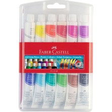 Aesco Faber-Castell Tüp Guaj Boya 12 Renk - 5170121011
