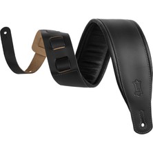 Aesco Levy's M26PD-BLK Gitar Askısı Top Grain Leather 3" - Siyah