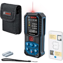 Aesco Bosch Professional Glm 50-27 C Lazerli Uzaklık Ölçer (50M Ölçme Alanı, 4 Sn. Ölçme Süresi, 2 x Aa Pil, Ip 65 Toza Karşı Koruma Sistemi, Kırmızı Lazer, Taşıma Kayışı, Koruma Çantası)