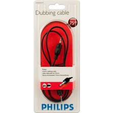 Die Grup Philips Swa 2533 W/10 Stereo Audio-Ueberspielkabel (3,5 mm Fiş-3,5 mm Fiş) 3,0 M Siyah