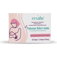 Die Grup Evvahe Doğal Anne, Süt, Artırıcı, (15, Saşe, 1, Saşe, 2.5mg)