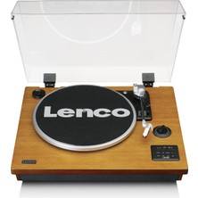 Die Grup Lenco Ls-55 Pikap Entegre Hoparlörlü - Bluetooth Alıcısı - Mp3'ten Doğrudan Kodlama - 2 x 5 Watt Rms - USB Girişi - Aux - Kahverengi