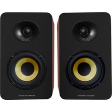 Die Grup Thonet & Vander Vertrag Gen2 80W Rms Hoparlör 2.0 Bluetooh 5.0 Rca Optik Girişli (Ahşap Renk)
