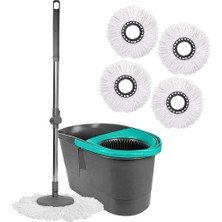 Die Grup Smarter Otomatik Temizlik Seti 4 Mikrofiber Mop Paspas
