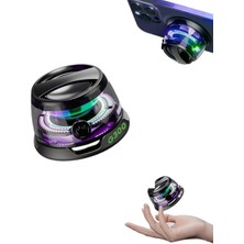 Die Grup Teknosepetim G300 Bluetooth 5.3 Hoparlör Mini Taşınabilir Manyetik Pc Rgb Hoparlör Için Çok Fonksiyonlu 3D Oda Sesi ve Rgb Aydınlatma Iphone, Android, Tws (Siyah)