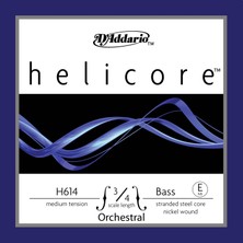 Aesco D'addario H614 3/4m Helicore E Kontrabas Teli (Mi)