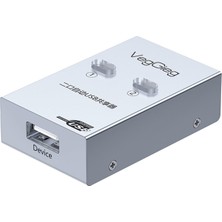 Die Grup Veggieg USB 2.0 Anahtarlı 2 Portlu Yazıcı Printer Çoklayıcı Sharing Switch