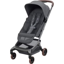 Die Grup Maxi-Cosi Fame Cabin LED Işıklı Entegre Şarj Üniteli Tek Elle Katlanan Premium Kabin Boy Bebek Arabası Moon Graphite