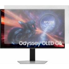 Die Grup Engo Samsung Odyssey G6 27 Inç Ile Uyumlu Mat Ekran Koruyucu Nano Şeffaf