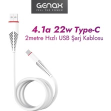 Die Grup Genax 2 Metre USB Type-C Uçlu Kablo – Yüksek Performans