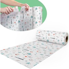 Die Grup Minimono Mama Sandalyesi Altında Bebek Sıçrama Matı - 10 Adet Tek Kullanımlık ve Su Geçirmez Sıçrama Paspasları - 101,6 cm x 119,4 cm Piknik Sanatı ve El Sanatları Için Çok Amaçlı Etkinlik Matı - Blw