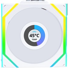 Die Grup Lian Li Unı Fan Reverse Sl Wıreless LCD 1X120MM Beyaz Kasa Fanı (G99.12RSLLCD1W1W.00)