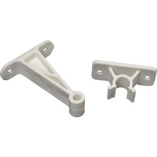 Aesco Rv Designer E241 Beyaz Kapı Tutucu, 7,5 cm