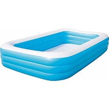 Die Grup Bestway 305X183X56 cm Dikdörtgen Şişme Havuz, Renkli