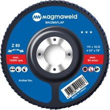 Aesco Magmaweld Magmaflap 80 Kum-Zr 115X22 Mm,10 Adet