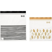 Die Grup Ikea – Sırt Çantaları Risigillabili Istad, 25 Adet 1,2 L + 25 Adet Için 2,5 L, Dondurucu, Gıda Maddeleri, Renk: Mor, Tot. 50 Adet, Plastik, Mor, Confezione Da 1