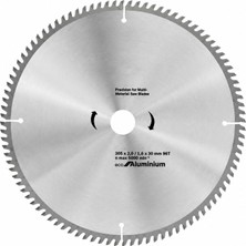 Aesco Daire Testere Bıçağı Diski 305X30 mm 96 Diş Profesyonel Ahşap Kesim Sert Metal Uçlu Testere Diski