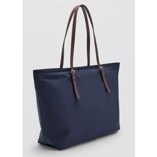 Mango Tokalı Shopper Çanta