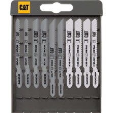 Aesco Cat DA06901 Profesyonel Metal/ahşap Hassas/kaba Kesim Dekupaj Testere Ucu 10 Parça