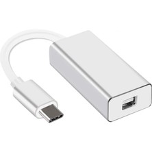 Die Grup Coverzone Type-C To Mini Displayport Adaptör – 4K UHD 60Hz Görüntü Aktarımı, Tak-Çalıştır, Laptop, Tablet ve Monitör Bağlantısı Için Alüminyum Gövdeli Type-C Dönüştürücü Kablo