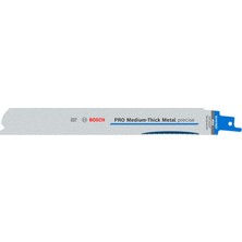 Aesco Bosch 5x Pro Medium-Thick Metal S1137BEF Hassas Panter Testere Bıçağı (Metal Borular ve Profiller, Demir Içermeyen Metaller, Uzunluk 225 Mm, Professional Aksesuar Panter Testere)