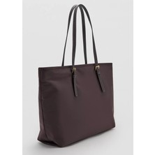 Mango Tokalı Shopper Çanta