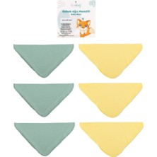 Die Grup Novibaby 6’lı Bebek Ağız Mendili – Sunrise - Salya Mendili Ağız Silme Mendili 100% Pamuk 20X20CM