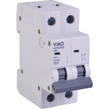 Aesco Viko 4VTB-2C50 Otomatik Sigorta 4,5ka C Tipi 2 Kutup 50A