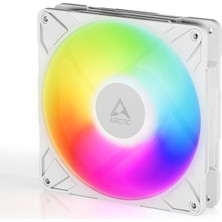 Die Grup Arctic P14 Pro A-Rgb (Beyaz) - Güçlü Premium Fan, Y Kablo Bölmeli 140 mm Pwm Fan, 400-2500 Rpm, 0 Rpm <% 5 Pwm, 5V Dijital Rgb Akışkan Dinamik Rulman - Beyaz