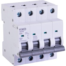 Aesco Viko 10VTB-4C63 Otomatik Sigorta 10KA C Tipi 4 Kutup 63A