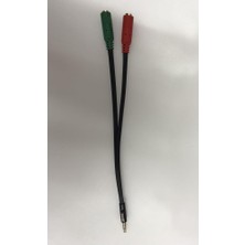Die Grup Qport Q-A15 Mikrofon+Kulaklık=>3,5mm Rca Erkek 0,15MM Çevirici