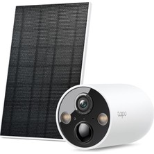 Aesco Tapo C425 Kıt, 2k 4mp Qhd, Aı Desteği, Renkli Gece Görüşü, Şarj Edilebilir, Su Geçirmez, Yerel/bulut Depolama, 150° Geniş Açılı, Güneş Paneli Dahil, Kablosuz Bataryalı Güvenlik Kamerası Kiti