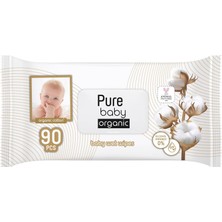 Die Grup Pure Baby Organik Pamuklu Islak Havlu 1×90 (90 Yaprak)
