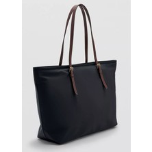 Mango Tokalı Shopper Çanta
