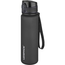 Die Grup Uzspace 500 ml Tritan Su Matarası 13 Farklı Renk Softtouch Siyah