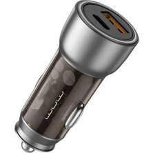 Die Grup Coverzone 38W Hızlı Şarj Araç Çakmak Şarj Cihazı Dual Port USB 18W + Type-C 20W PD20W+QC3.0 - C185