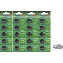 Die Grup 20 x Poundmax CR2450, DL2450,ECR2450, KCR2450 3V Lityum Madeni Düğme Pil