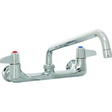 Aesco T&s Brass 5F-8WLX10 Duvara Monte Musluk 20 cm Merkezler ve 25 cm Döner Nozulu