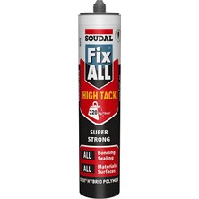 Aesco Soudal Fix All Yüksek Güçlü High Tack Montaj Yapıştırıcısı Beyaz 290 ml