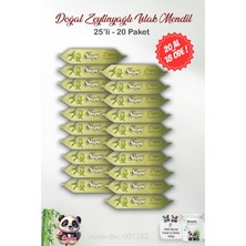 Die Grup 20 Al 18 Öde Sleepy Doğal Zeytinyağlı Islak Mendil 25'li ve Rosıe